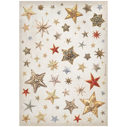 A4 Rice paper packed - Gear up for Christmas stars