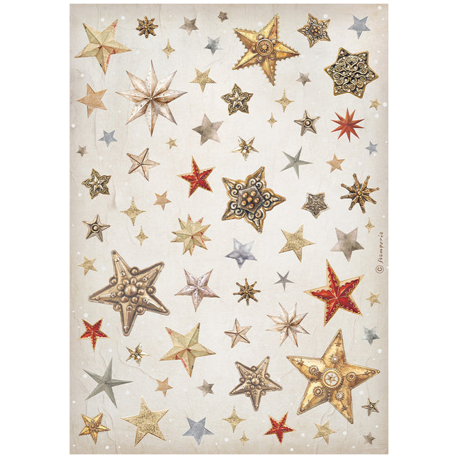 A4 Rice paper packed - Gear up for Christmas stars