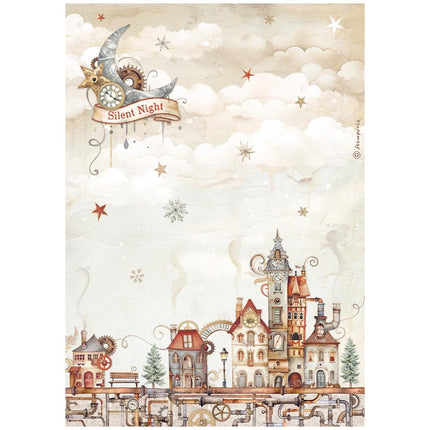 A4 Rice paper packed - Gear up for Christmas cozy houses