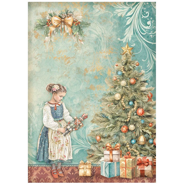 A4 Rice paper packed - The Nutcracker Christmas tree