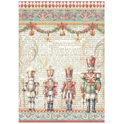 A4 Rice paper packed - The Nutcracker soldiers