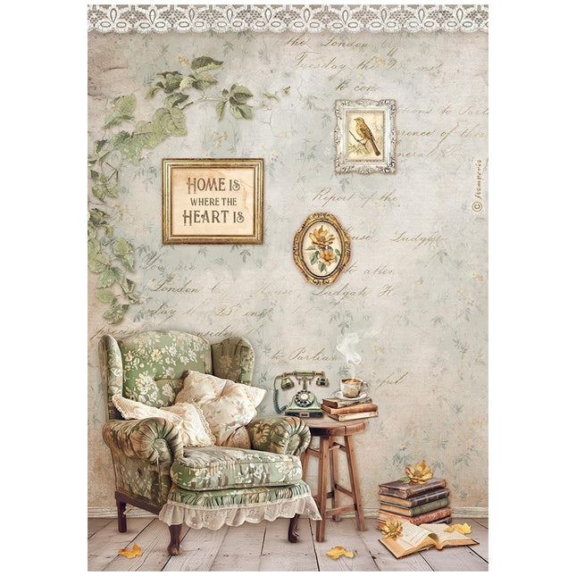 A4 Rice paper packed - Golden Harmony chair
