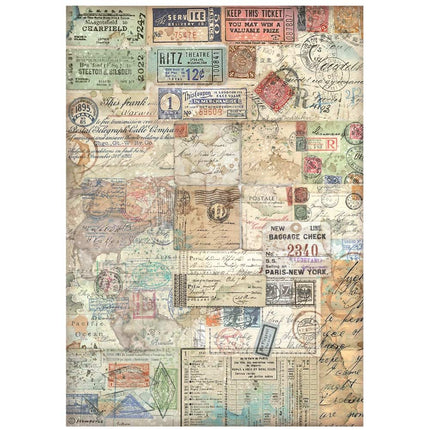 A4 Rice paper packed - Art of Travelling tickets