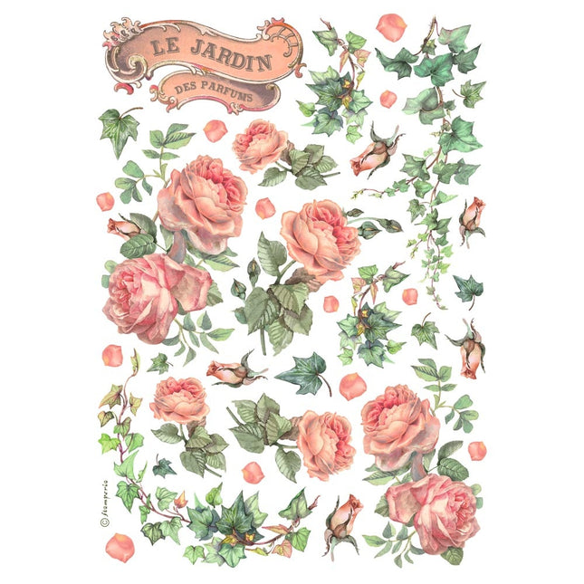 A4 Rice paper packed - Les jardins des parfums