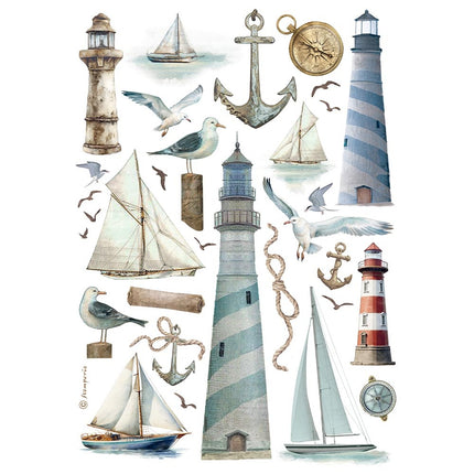 A4 Rice paper packed - Lighthouse