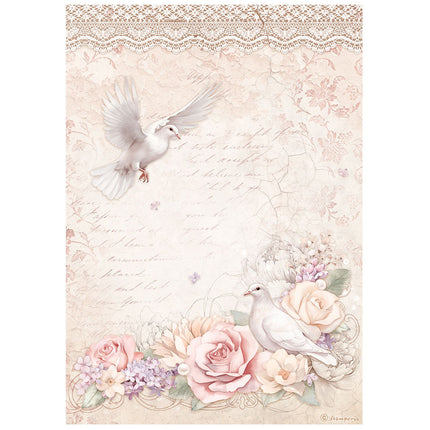 Selection 6 Rice paper A4 - Romance Forever