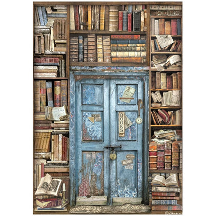 Selection 6 Rice paper A4 - Vintage Library