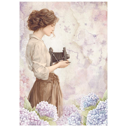 Mini Rice paper A6 8 sheets  Quiet Days