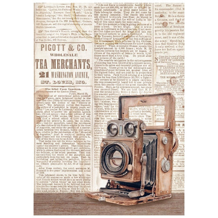 Mini Rice paper A6 8 sheets  Quiet Days