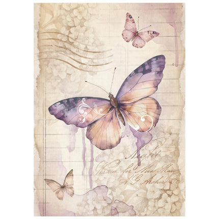 Mini Rice paper A6 8 sheets  Quiet Days