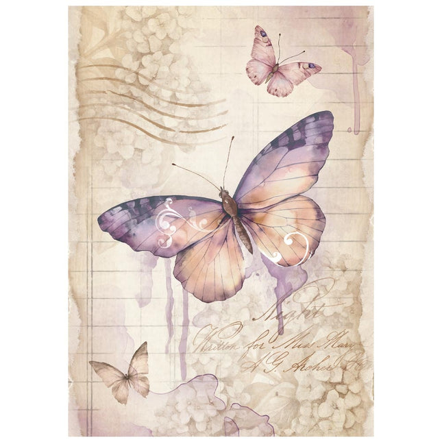 Mini Rice paper A6 8 sheets  Quiet Days