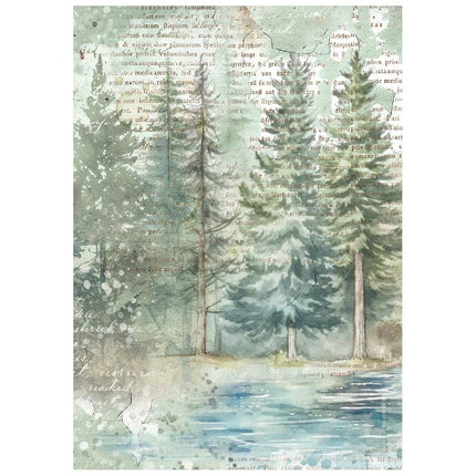 Mini Rice paper A6 8 sheets  Herbarium Silvae