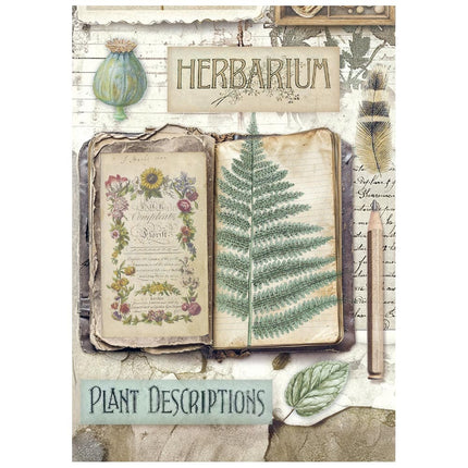 Mini Rice paper A6 8 sheets  Herbarium Silvae