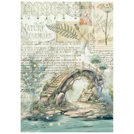 Mini Rice paper A6 8 sheets  Herbarium Silvae