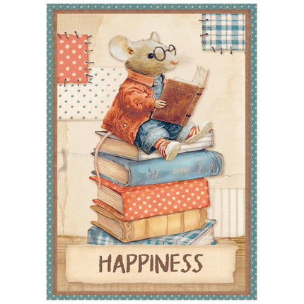 Mini Rice paper A6 8 sheets Family