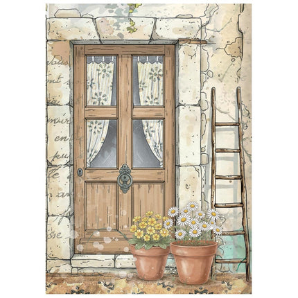 Mini Rice paper A6 8 sheets Daisy Art