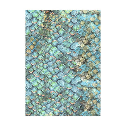 Selection 8 Rice paper A6 backgrounds - Songs of the Sea