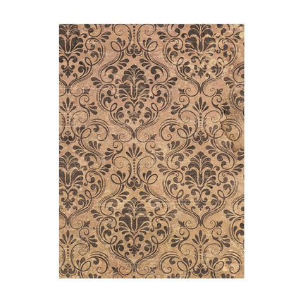 Selection 8 Rice paper A6 backgrounds - Coffee and Chocolate