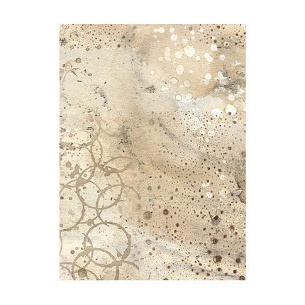 Selection 8 Rice paper A6 backgrounds - Coffee and Chocolate