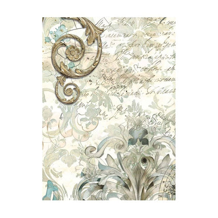 Selection 8 Rice paper A6 backgrounds - Sir Vagabond in Fantasy World