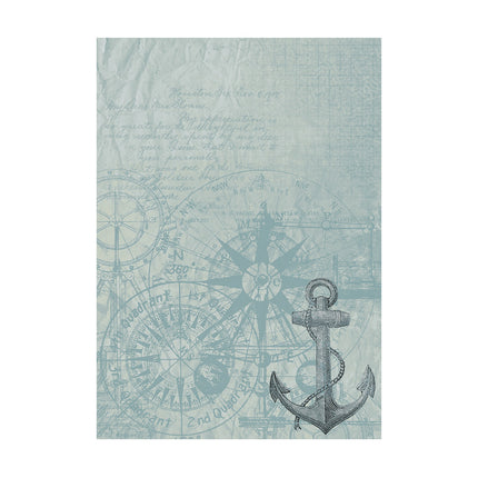 Selection 8 Rice paper A6 backgrounds - Sea Land