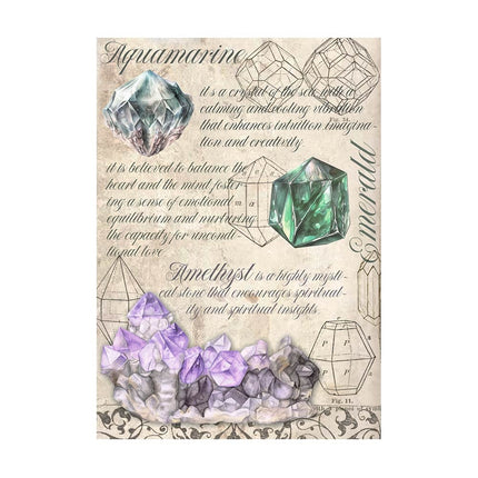 Selection 8 Rice paper A6 backgrounds - Fortune