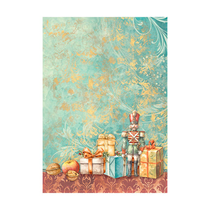 Selection 8 Rice paper A6 backgrounds - The Nutcracker
