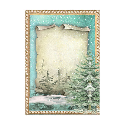 Selection 8 Rice paper A6 backgrounds - The Nutcracker
