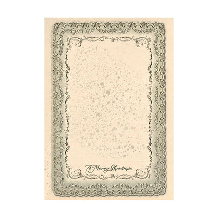 Selection 8 Rice paper A6 backgrounds - Classic Christmas