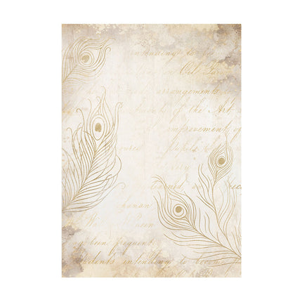 Selection 8 Rice paper A6 backgrounds - Masquerade