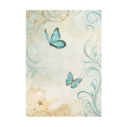 Selection 8 Rice paper A6 backgrounds - Masquerade