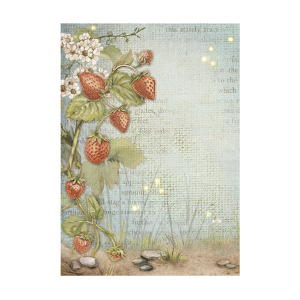Selection 8 Rice paper A6 backgrounds - Hidden Grove