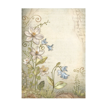 Selection 8 Rice paper A6 backgrounds - Hidden Grove