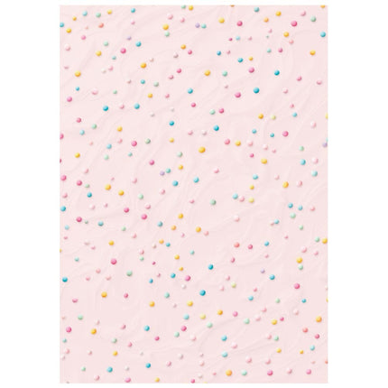 Selection 8 Rice paper A6 backgrounds - Candy Christmas