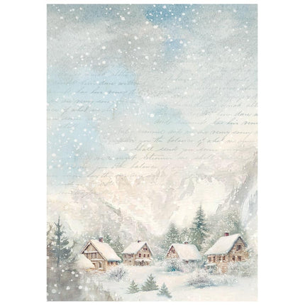 Selection 8 Rice paper A6 backgrounds - The Owl's House