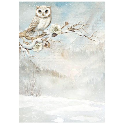 Selection 8 Rice paper A6 backgrounds - The Owl's House
