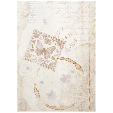Selection 8 Rice paper A6 backgrounds Quiet Days