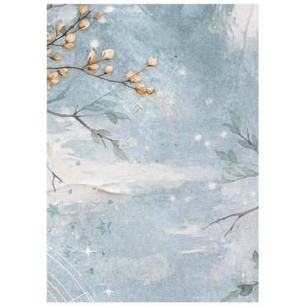 Selection 8 Rice paper A6 backgrounds Secret Diary