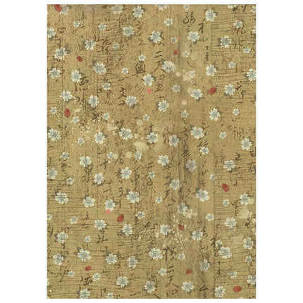 Printed 8 Rice paper A6 backgrounds selection for Art and Craft - Oriental Garden
