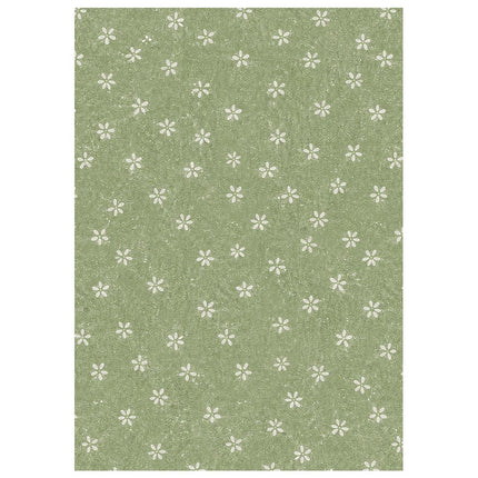 Printed 8 Rice paper A6 backgrounds selection for Art and Craft - Cozy Family
