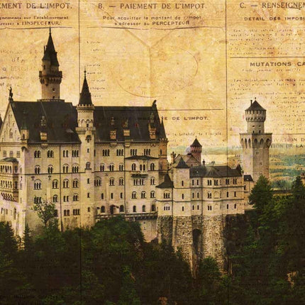 European Castle Rice Paper A4