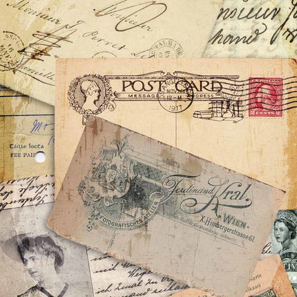 Postcard Collage A4