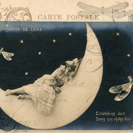 Lady on the Moon A3