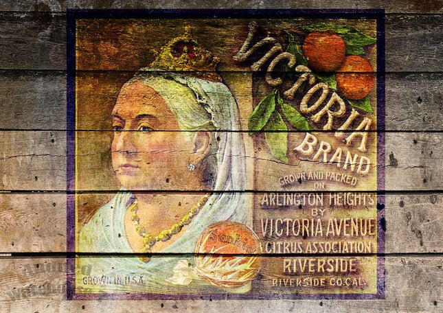 Victoria Brand Antique Crate A4