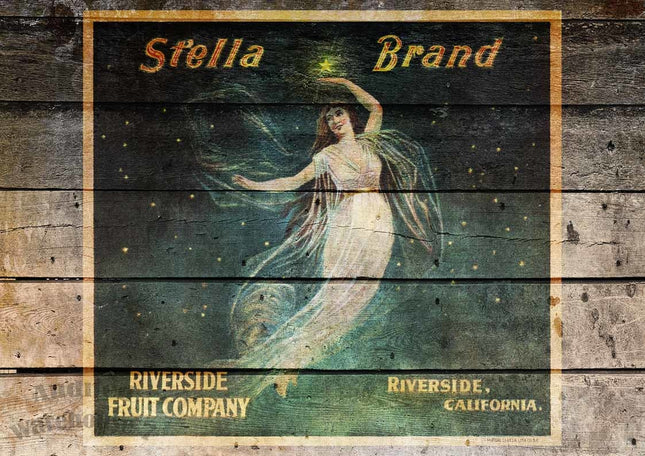 Stella Brand Antique Crate A4