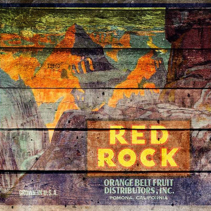 Red Rock Antique Crate A4