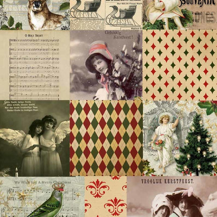 Christmas Squares A3