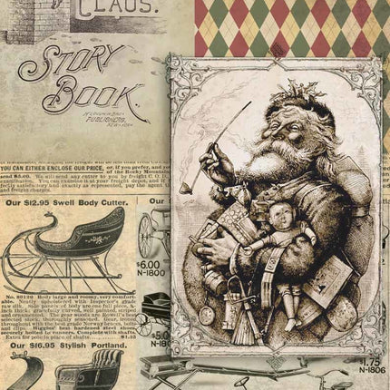 Christmas Santa Story Book A4