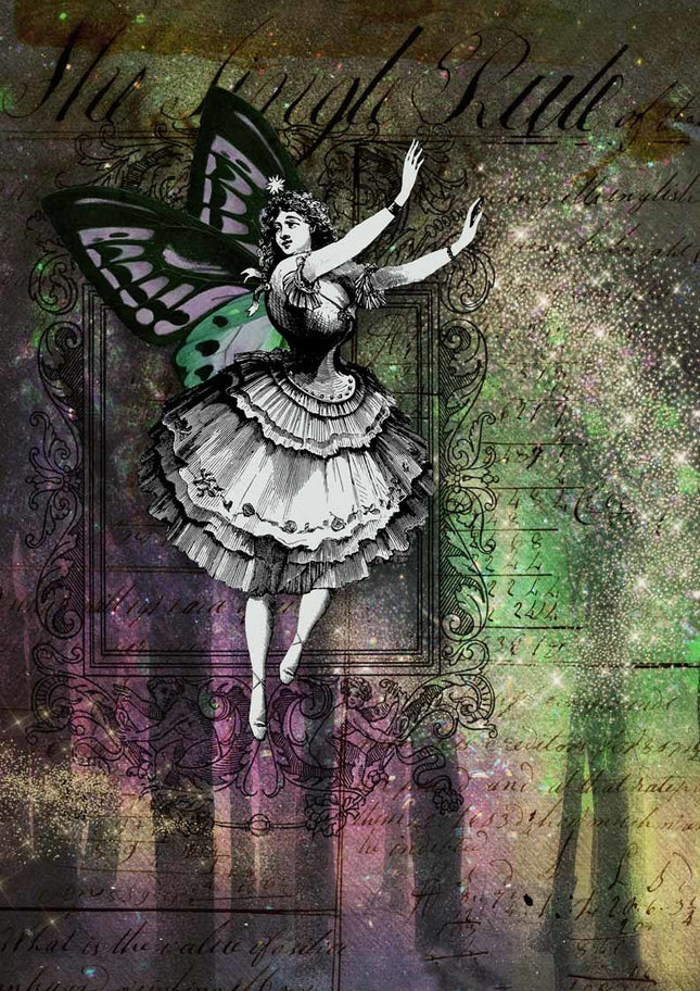 Northern Lights Fairy A4