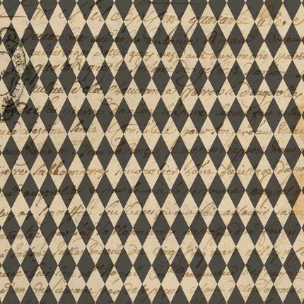 Sheila's Black Harlequin A4